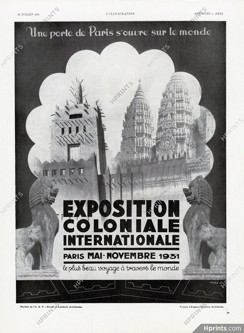 Exposition Coloniale Internationale 1931 Angkor
