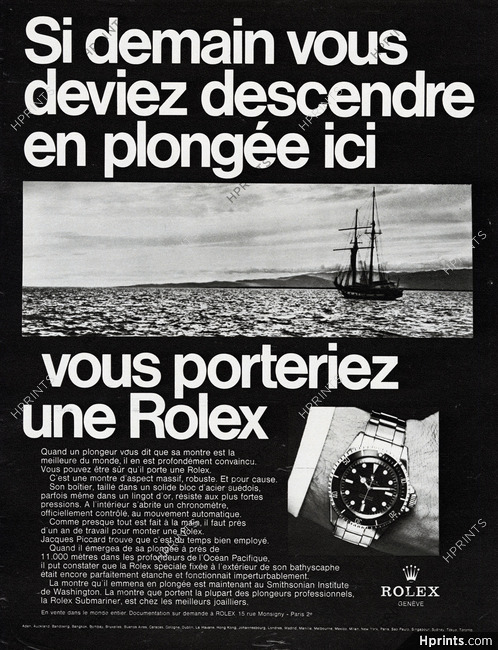 Rolex 1968 Plongée, Water Diving