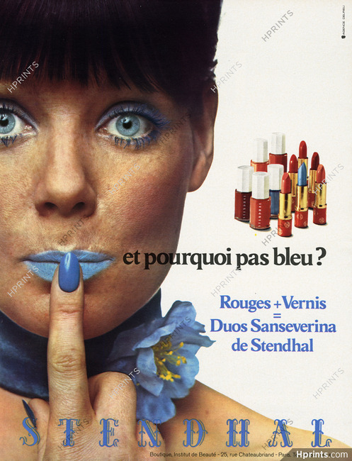 Stendhal (Cosmetics) 1973 Blue
