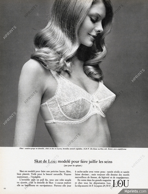 Lou (Lingerie) 1969 Skat Bra