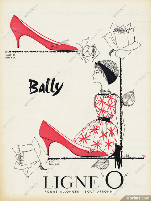 Bally (Shoes) 1959 Ligne "O" J.P. Bailly