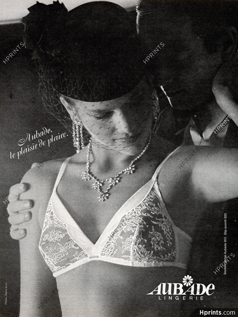 1980 Lily of France Glossies Bras & Panties vintage print Ad