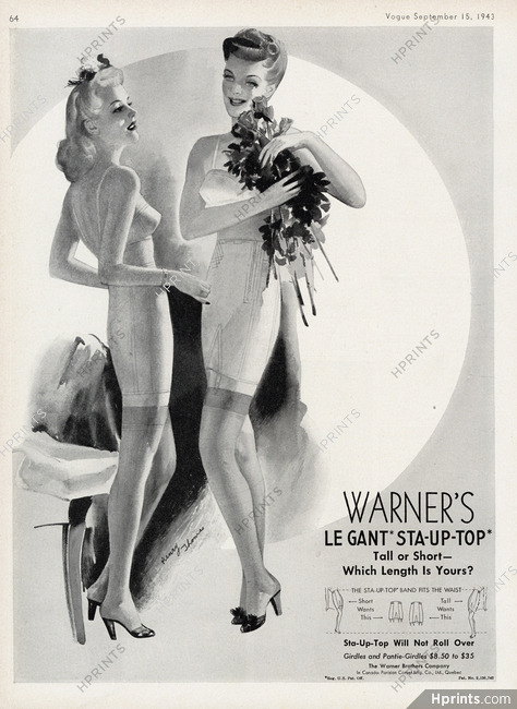 Warner's (Lingerie) 1943 Le Gant, Girdle, Henry Thomas