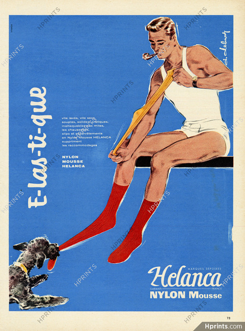 Helanca (Socks) 1956 A. Delmar, Poodle