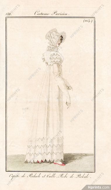 Le Journal des Dames et des Modes 1811 Costume Parisien N°1154