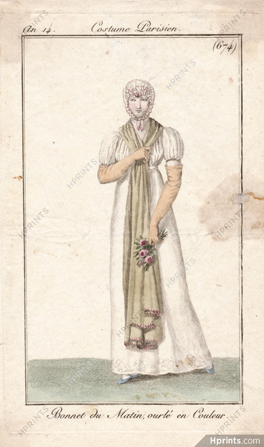 Le Journal des Dames et des Modes 1804 (An 14) Costume Parisien N°674
