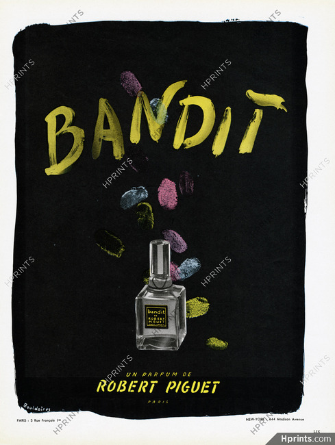 Robert Piguet (Perfumes) 1946 "Bandit", Bouldoires
