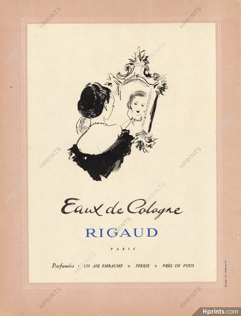 Rigaud (Perfumes) 1947 Eaux de Cologne