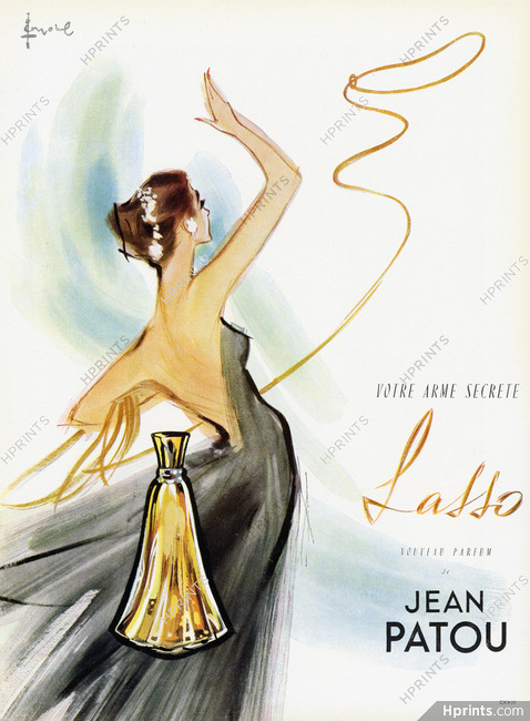 Jean Patou (Perfumes) 1957 Lasso, Pierre Couronne