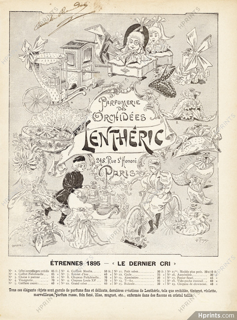 Lenthéric (Perfumes) 1894 Parfumerie des Orchidées, Trianon