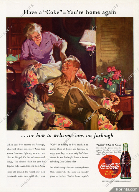 Coca-Cola 1943 Have a Coke