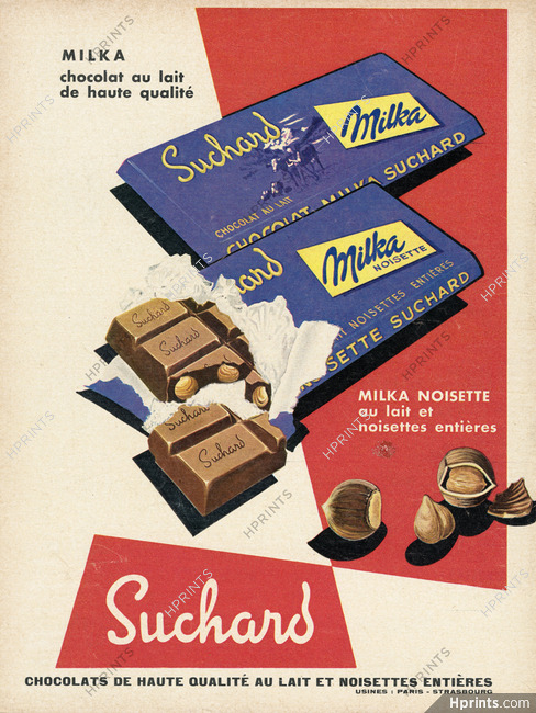 Suchard (Chocolates) 1914 Milka, Velma — Food