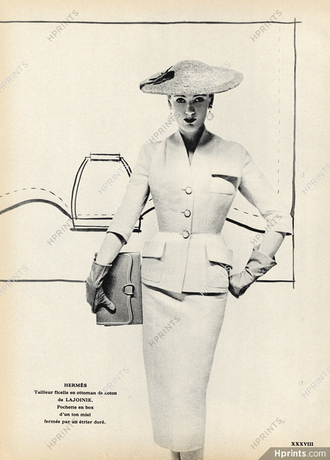 Hermès 1954 Suit Lajoinie, Handbag