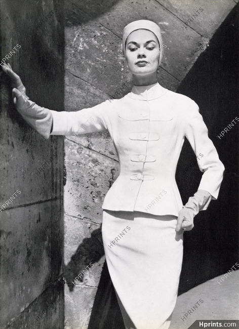 Givenchy 1953 Tailleur, Toile de Laffolay, Photo Guy Arsac