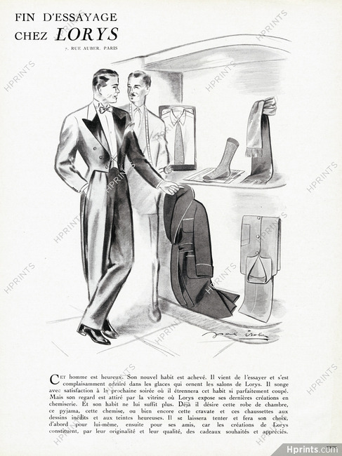 Lorys (Men's Clothing) 1951 Paul Isola