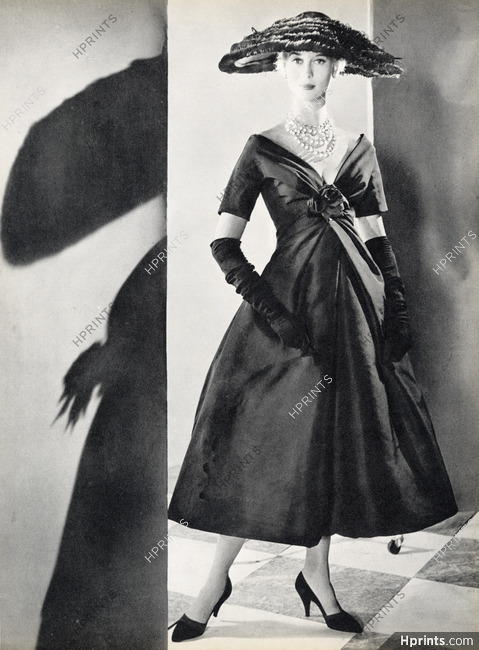 Christian Dior 1956 Black dress