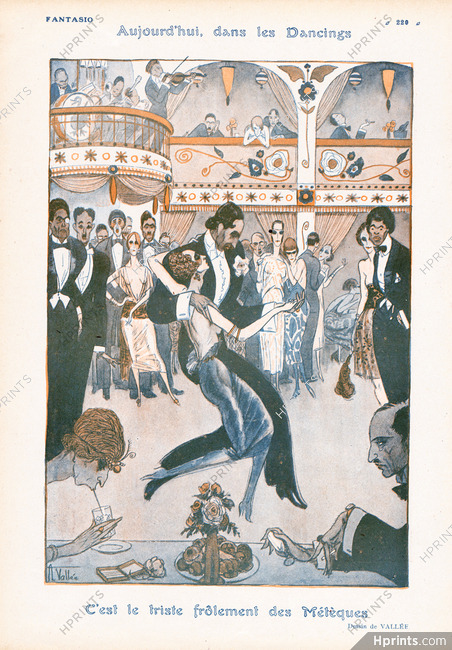 Aujourd'hui dans les Dancings, 1921 - Armand Vallée Dancers, Roaring Twenties