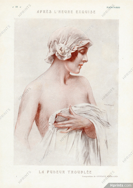 La Pudeur Troublée, 1922 - Gustave Brisgand