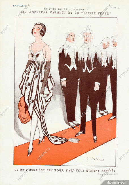 Les Amoureux Malades de la "Petite Peste", 1922 - Fabiano