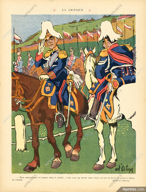 D'Ostoya 1911 Cavaliers, Military