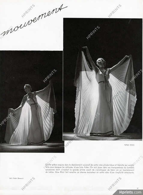 Nina Ricci 1937 Photo Joffé