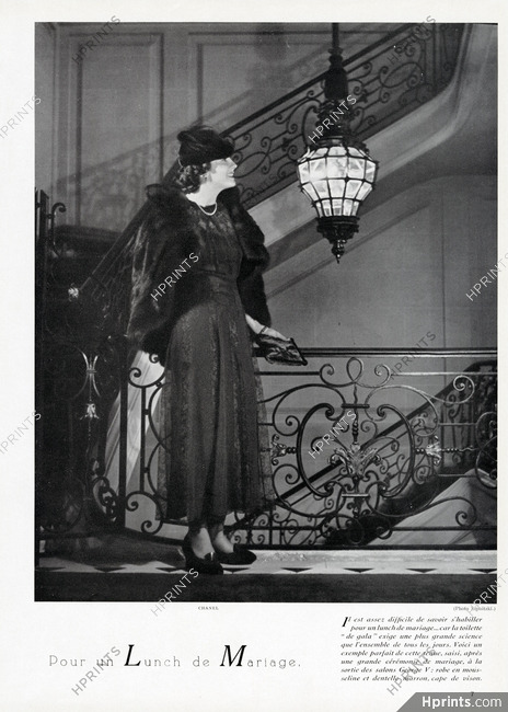 Chanel 1937 Salons George V, Photo Lipnitzki