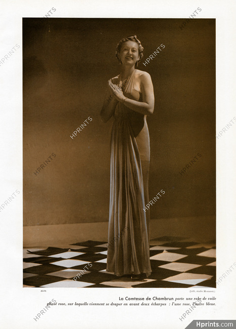 Alix 1937 La Comtesse de Chambrun, Photo Joffé