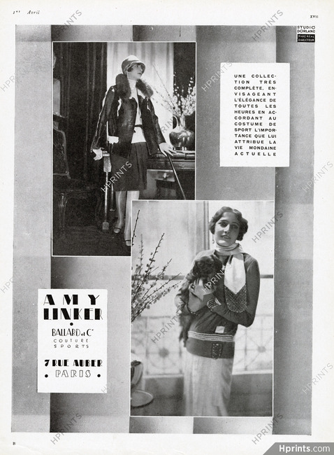 Amy Linker 1927 - 7 Rue Auber, Pekingese Dog