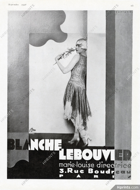 Blanche Lebouvier 1928 Marie-Louise Directrice, Photo d'Ora