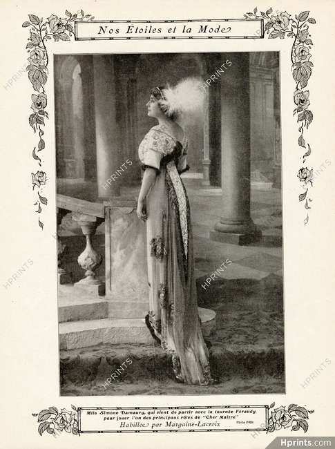 Margaine-Lacroix 1912 Simone Damaury, Photo Félix