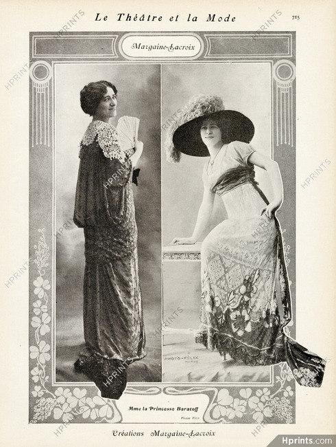Margaine-Lacroix (Couture) 1911 Mme la Princesse Baratoff
