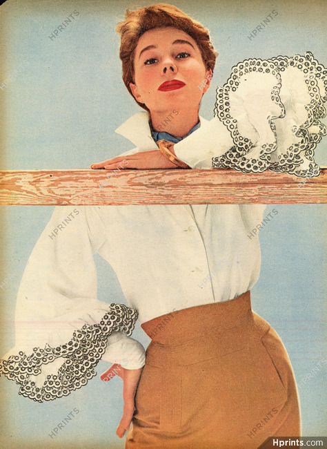 Givenchy 1952 Blouse, Photo Chevalier