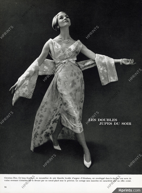 Christian Dior 1957 Doubles jupes du soir, Abraham