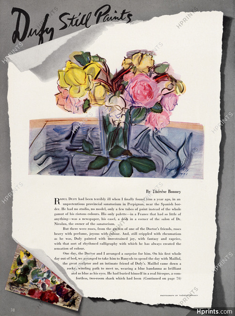 Dufy Still Paints, 1942 - Raoul Dufy