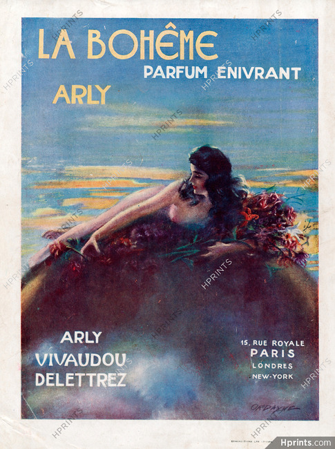 Arly (Perfumes) 1921 La Bohême, Parfum Enivrant, Ordayne