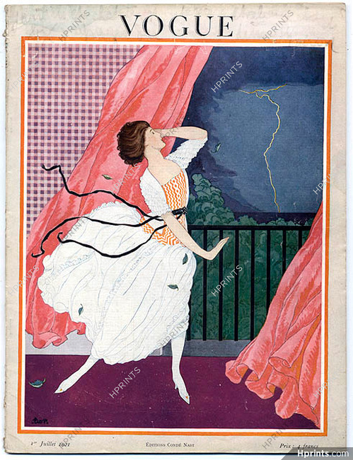 Vogue 1er Juillet 1921 (Édition Française) George W. Plank, 52 pages