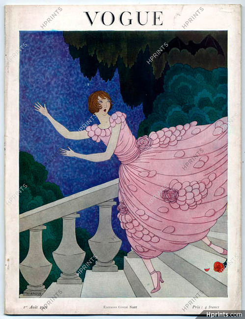 Vogue 1er Août 1921 (Édition Française) Harriet Meserole, 58 pages