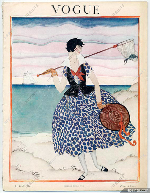 Vogue 15 Juillet 1921 (Édition Française) Helen Dryden, 58 pages