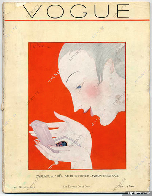 Vogue Décembre 1923 (Édition Française) Georges Lepape, 128 pages