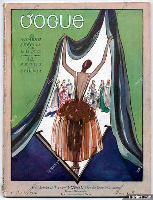 Vogue Octobre 1924 Numéro Spécial de Luxe, Joseph B. Platt, 124 pages