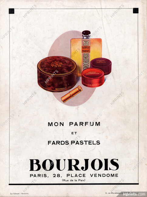 Bourjois 1927 Mon Parfum, Fards