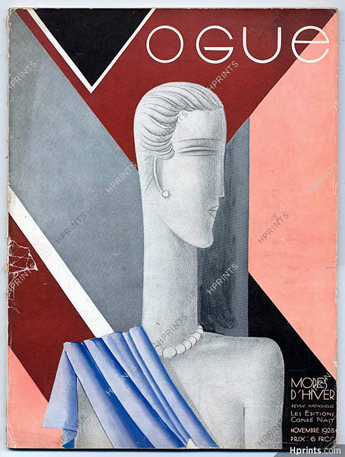 Vogue Novembre 1928 Eduardo Garcia Benito, Les Modes d'Hiver, 108 pages