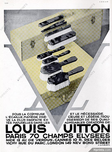 Louis Vuitton 1930 L'Écaille, Pour la Coiffeuse et le Nécessaire