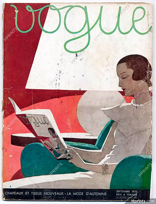 Vogue Septembre 1932 André Édouard Marty, 60 pages