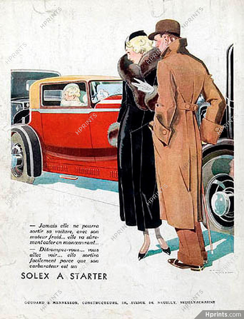 Solex (Carburetors) 1933 René Vincent