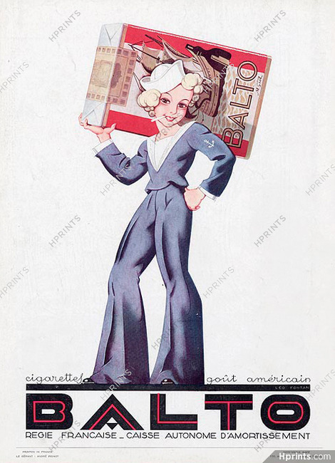 Balto (Cigarettes) 1936 Sailor