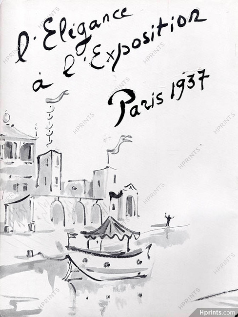 Christian Bérard 1937 L'Élégance à l'Exposition Paris 1937