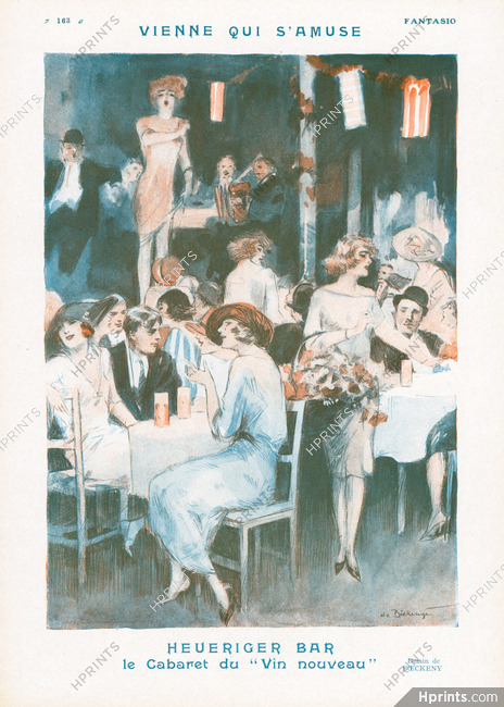 Heueriger Bar - Vienne qui s'amuse, 1924 - Bœckeny Cabaret