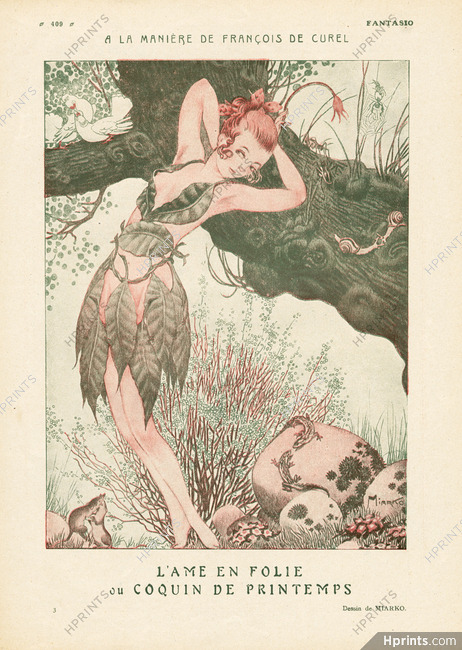 Coquin de Printemps, 1921 - Miarko Spring Costume Sexy Girl