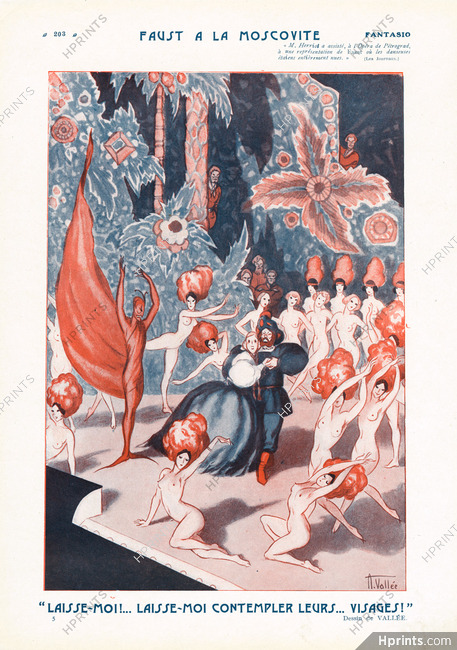 Faust à la Moscovite, 1922 - Armand Vallée Chorus girls, Opera, Dancers, Devil